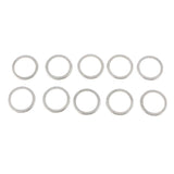 Maxbell 10Pcs Metal Oil Drain Plug Crush Washers Gaskets For Subaru Silver - Aladdin Shoppers