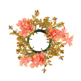 Maxbell Candle Ring Wreath Rustic Thanksgiving Wreath for Farmhouse Window Fireplace