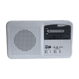 Maxbell Portable Emergency AM/FM Radio, Solar Hand Crank Power, Weather Radio with LED Reading Lamp White - Aladdin Shoppers
