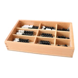 Maxbell Math Learning Toy Kids Mathematics Learning for Children Ages 3-5 Boys Girls Black White Beads