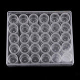 Maxbell Plastic Storage Container Set Beads Storage Boxes & Organizers Transparent Bottles 30 Slots 6g Make Up Cosmetic Organizer Storage Box - Aladdin Shoppers