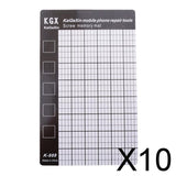Maxbell 10xUnviersal Magnetic Screw Memory Chart Mat Repair Guide Pad Repair Tool