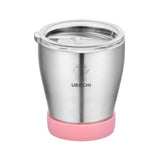 2 Pieces Stainless Steel Cup Outdoor Coffee Tea Juice Water Drinks Mug Green