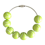 Maxbell Maxbell Sports Balls Handbag Pendant Adults Keychain Pendant for Purse Backpack Bags light green tennis