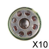 Maxbell 10x10mm In-Ear Earphone Loudspeaker Replacement Headphone Round Speaker Parts