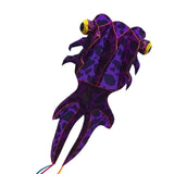 Maxbell Goldfish Large Kite 3D Outdoor Games and Activities for Beach Amusement Park Purple