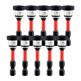 Maxbell Positioning Screwdriver Bits Batch Head for Woodwork Board Metalworking Wall Red