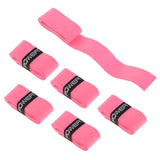 Maxbell Maxbell 6 Pieces Tennis Badminton Squash Racket Grip Overgrip Tape Pink