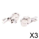Maxbell 3xPair Car Copper Positive & Negative Battery Terminal Clamp Clip Connectors
