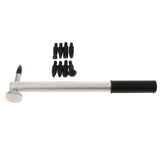 Maxbell Aluminum Dent Hail Hammer Tap Down with Screw-on Plastic Tip for Car Repair Tool - Aladdin Shoppers