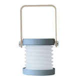 Maxbell Innovative LED Foldable Wooden Lantern Shape DeskLamp USB Rechargeable Gray