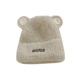 Maxbell Baby Winter Hat Cute Girls Boys Snow Hat Infant Trendy Neck Warmer Balaclava Beige