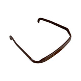 Maxbell Square Sunglass Headbands for Curly Hair Sunglasses Shape Headband for Women Deep Brown