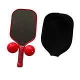 Pickleball Paddle Practical 16mm Carbon Fiber for Consistency Control Adults Style D