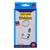 Maxbell Maxbell 1 Set 54 Pieces Kids Maths Education Flash Cards, with 1 Ring Division