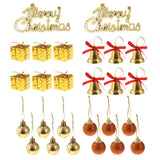 Maxbell 26pcs Set Assorted Christmas Balls Christmas Tree Hanging Ornaments Decor