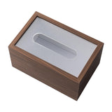 Maxbell Wooden Tissue Box Decor Toilet Paper Box for Living Room Restaurant Bathroom