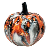 Maxbell Pumpkin Figurine Resin Mini Halloween Decor for Thanksgiving Tabletop Mantel S red