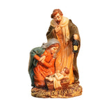 Maxbell Christmas Nativity Scene Figurine Decor Xmas Statue for Gift Closet Style D