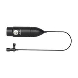 Maxbell Lapel Microphone Sturdy XLR Collar Clip Microphone for Blocking Noise Podcaster 1.5m