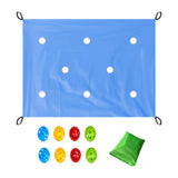 Maxbell Hole Tarp Team Building Game Teens Family Reunions Party Exercise Activities Sky Blue