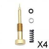 Maxbell 4xAir Fuel Mixture Screw Spare Parts Carb Kit for Keihin Cvk34/36/40 CV40 42mm