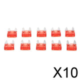 Maxbell 10x10 Pieces Mini10A Blade Fuse Assortment Kit for Auto Car Truck Replacement
