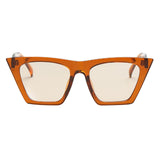 Retro Cat eye Women Man Sunglasses Male Female Eyewear UV400 Orange