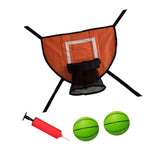 Maxbell Basketball Hoop for Trampoline Sturdy for Dunking Waterproof Basketball Goal orange