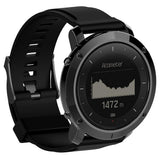Maxbell 2xSilicone Wrist Band Replacement Strap for Suunto Traverse Smart Watch Black
