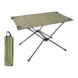 Maxbell Folding Camping Table Aluminum Alloy Camping Desk for Travel BBQ Backpacking Green