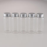 Maxbell 2x5Pcs Refillable Glass Makeup Bottles Cosmetic Pills Storage Containers 70ml