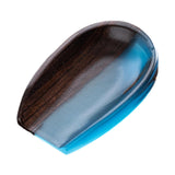 Maxbell Coffee Bean Dosing Cup Wood Resin Cha He Tea Vessel for Office Tea Room Home Color D