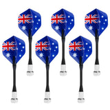 Maxbell 6 Pieces Magnetic Darts for Magnet Dartboard Dart Board AU National Flag - Aladdin Shoppers