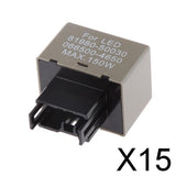 Maxbell 15x8 Pin LED Flasher Relay Turn Signal Lights Hyper Flash Fix for    Lexus