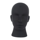 Male Mannequin Head Freestanding Hat Display Stand for Shop Headset Tabletop Matt Black