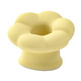 Desk Napping Pillow Compact Flower Shape Memory Foam Pillow for Office Home Yellow