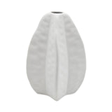 Maxbell Ceramic Vase Photo Prop Modern Fruit Vase for Dorm Room Bathroom Living Room White