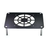 Maxbell Routers Cooling Base Stable Routers Cooling Rack for Home Studio Sturdy Room Black