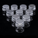 Maxbell Maxbell 10x High Borosilicate Sample Vials Clear Glass Bottles wit Aluminum Cap 20ml
