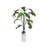 Maxbell 3x1/12 Green Banana Tree In White Bottle Dollhouse Miniature Garden Accessory