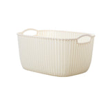 Maxbell 2pcs Storage Basket Hollow Stackable Bin for Clothes