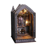Maxbell Wooden Miniature Dollhouse Kits Collectibles Desktop Decoration Church Model