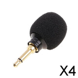 Maxbell 4xMini Plug-in Vocal Instrument Condenser Microphone Mono 3.5mm Plug