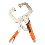 Maxbell C Clamp Vise Grip Locking Regular Tip Multi Pincers Tongs Forceps 6/11 Inch