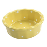 Cat Bowl Stable Dog Bowl Cat Food Plate Pets Feeding Station Pet Feeder Yellow - Aladdin Shoppers