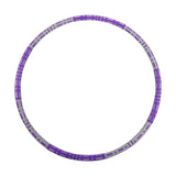 Maxbell Maxbell Weighted Hoop Stainless Steel Inner Tube Colorful Workout Hoop for Women Men Purple Gray Style A
