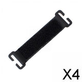 Maxbell 4xTactical Morale Patch Board Molle Attachment Clip On Clothing Accessories Black