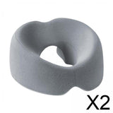 Maxbell 2xFace Down Pillow Versatile Home Massage Pillow for Salons SPA Family Gray