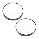 Maxbell Maxbell 2x Travel Wall Suction Mirror 10X Magnifying Makeup Cosmetic Bedroom Mirrors Black